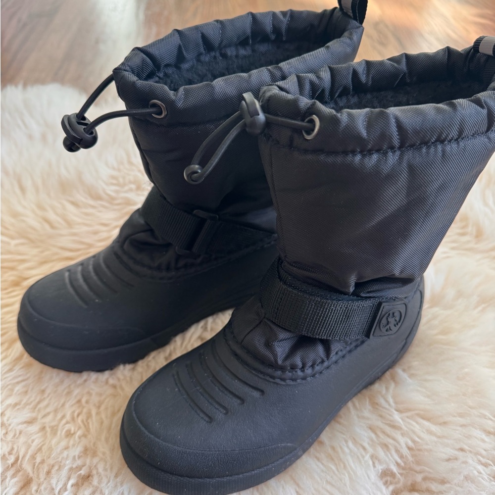 Black Kids Winter Boots, size 13